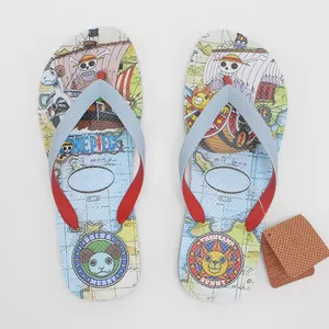 Sandal jepit karet pantai wanita, sandal jepit pernikahan Motif pola wanita musim panas