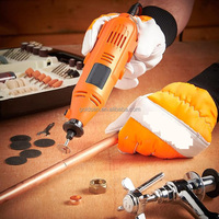 Kit d'Outils Rotatifs Filaire 135W à Vitesse Variable 110v 220v pour Bricolage Loisirs Créatifs Bois Compatible Dremel avec 235 Accessoires