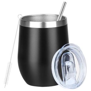 12Oz Custom Logo Vacuum <b>Cups</b> Stemless 304 Stainless Steel Insulated Wine Tumbler <b>Cup</b> - Product Image 1