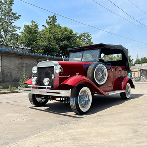 Luxury <b>Red</b> Classic Vintage Electric Retro Shuttle Car Premium Craftsmanship Stable & Quiet Custom Noble Vehicle - Product Image 3