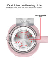 Bouilloire électrique multifonctionnelle pour bébé de 1,2 L, sans BPA, maintien de la température constante, préparateur de lait infantile, bouilloire électrique intelligente pour la maison