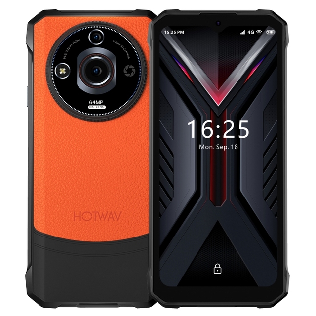 New Arrival HOTWAV T7 Pro Rugged Phone 6GB+256GB Mobile Phone 4G Android 13 Smartphones