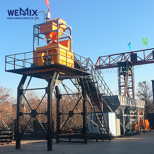 Vente directe d'usine MHZS60m3 centrale à béton fondation gratuite station de mélange de béton prêt à l'emploi équipement de ligne de production - Product Image 1