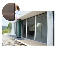 Marco de aluminio japonés para cortina de puerta, malla de malla para insectos