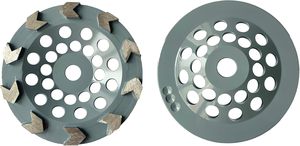 سهم ماسي على شكل حرف V للحجر الخرساني "5" 7 "أدوات كشط لطحن الزوايا قاعدة فولاذية سيراميك - Product Image 6