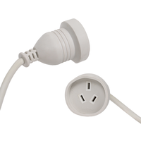 Câble d'extension XUZHAO certifié SAA Australie, blanc, 5 m, prise AU, pour l'électronique grand public, IP20, 10 A, 250 V, usine XUZHAO