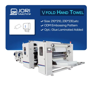 Machine automatique de fabrication d'essuie-mains en tissu facial Ligne V pliante 6/<span class=keywords><strong>7</strong></span>/8/9/10 avec moteur Composants PLC de Delta <span class=keywords><strong>Omron</strong></span> - Product Image 5