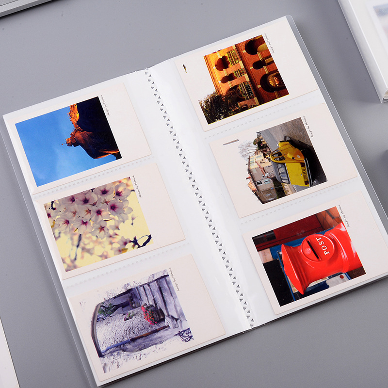 Transparent Mini Film Photo Paper Album for Fujifilm Instax Mini 11 9 8 7s 25 70 90 Instant Camera Film Ticket Name Card Holder