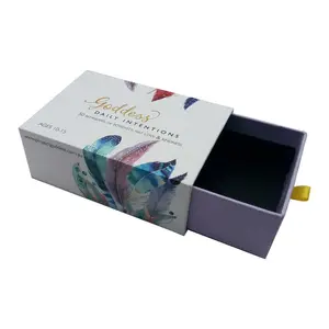 Custom Customization Printed Sleeve and Tray Rigid Sliding Drawer Hardboard Gift Rigid Box Packaging