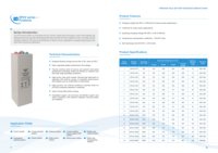 Batería de ácido de plomo de ciclo profundo de gel tubular OEM OPzV 2V420AH Electrónica de consumo Telecom UPS Iluminación Control de interruptor de viento solar