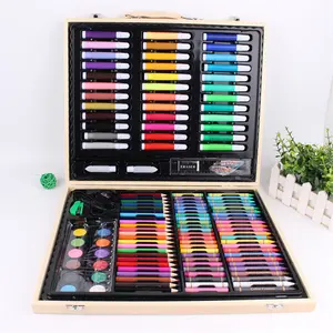 Luxury fashion kids creative drawing painting tools stationery gift Promotional 150pcs/pack multi colour water marker pen set