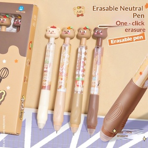 <span class=keywords><strong>Stylo</strong></span> neutre à action par clic de style dessin animé mignon, 0,5 mm, pour étudiants, écriture fluide, <span class=keywords><strong>thermosensible</strong></span>, effaçable, en plastique, <span class=keywords><strong>stylo</strong></span> cadeau - Product Image 2