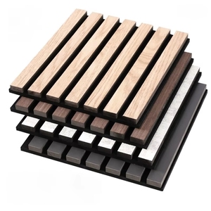 แผ่นผนัง<span class=keywords><strong>ไม้</strong></span>ตกแต่งดูดซับเสียงแบบ 3 มิติ ดีไซน์ยอดนิยม สำหรับฉนวนกันเสียง - Product Image 3