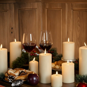 Bougie parfumée en cire mélangée, longue durée, minimaliste, cadeau parfumé pour la décoration de la maison, Thanksgiving, mariage, Saint-Valentin - Product Image 4