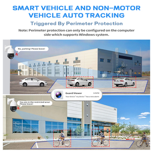 Caméra PTZ à suivi automatique, caméra IP POE PTZ à suivi automatique 20x, IP66, IR 80m, H.265, caméra IP POE extérieure, caméra de <span class=keywords><strong>sécurité</strong></span> IP POE - Product Image 4