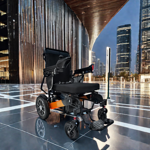 2024 actualización electromagnetismo freno silla de ruedas eléctrica sillas de ruedas eléctricas plegables para discapacitados - Product Image 5