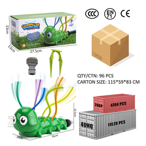 Zhorya <span class=keywords><strong>Jouet</strong></span> d'<span class=keywords><strong>extérieur</strong></span> d'été pour enfants, ensemble d'activités aquatiques rotatif et oscillant en forme de <span class=keywords><strong>chenille</strong></span> avec pulvérisation d'eau - Product Image 6