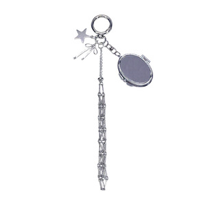 Llavero Colgante Multifuncional de Acero Inoxidable con Bolsillo para Lápiz Labial, Estilo <span class=keywords><strong>Instagram</strong></span>, a la Moda para Mujer, Venta Caliente - Product Image 5