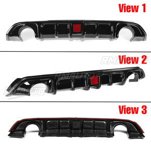 Difusor de Parachoques Trasero para Auto Q60 con Luz de Freno LED para Infiniti Q60 2017-2022, Deflector de Aleta de Tiburón para Chasis Trasero - Product Image 2