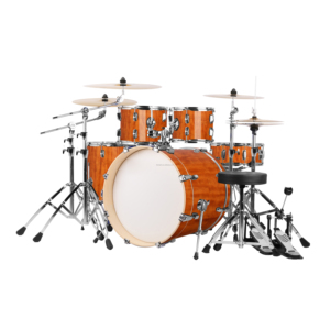 Kit de Batería de 5 Piezas: Caja, Timbal de Piso, Bombo <span class=keywords><strong>con</strong></span> 4 Platillos, Soporte para Platillos y Taburete para Batería - Product Image 1