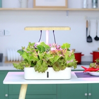 Système de culture hydroponique de bureau intelligent pour légumes, avec grand réservoir d'eau pour usage domestique