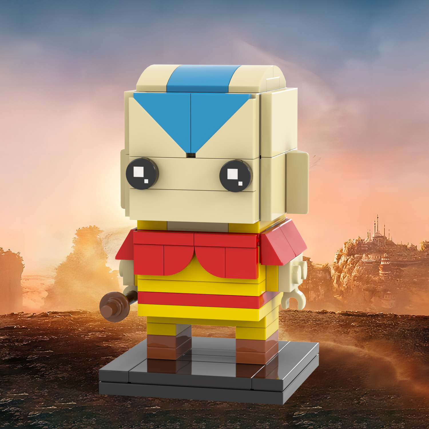 MOC7139 MOC7140 Avatar the Last Airbender Aang Appa Model