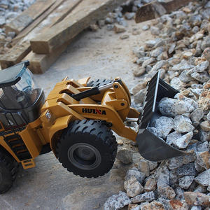 <span class=keywords><strong>Huina</strong></span> 1583 V4 Lumières LED 1:14 Simulation Sonore Réaliste Radiocommandé Chargeur Hydraulique RC Véhicule d'Ingénierie pour Adultes - Product Image 6