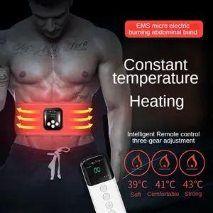 Controle remoto sem fio inteligente massagem de aquecimento com compressa quente palácio quente Dezenas massagem grafeno com 8 modos 20 engrenagens