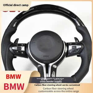 Volant en cuir à performances améliorées pour BMW Série 3 (320, 325, M3, F30, F35) et Série 5 (G3) – Accessoire automobile modifié en fibre de carbone - Product Image 5
