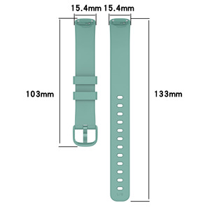 Bracelet de montre en silicone de remplacement pour Fitbit <span class=keywords><strong>inspire3</strong></span> - Product Image 4