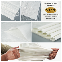 Sac tissé en polypropylène blanc durable avec laminage pour l'alimentation animale et les aliments pour animaux de compagnie