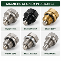 Bouchon de vidange magnétique pour boîte de vitesses, tête hexagonale, collecteur de particules métalliques pour huile de transmission, sur mesure OEM