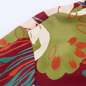 PB&ZA <span class=keywords><strong>Femme</strong></span> 2026 Nouvelle Collection Printemps Blouses Imprimées Fleurs Texture Satinée Vintage Manches Longues Blusas <span class=keywords><strong>Chic</strong></span> Hauts Féminins - Product Image 5