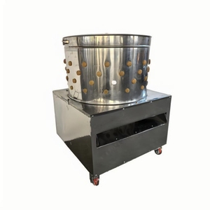 Volaille dindon oie utilisé abattage échaudage plume de poulet plumeuse machine - Product Image 4