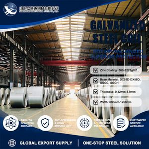 S350GD DX52D Skin Passed Z180 G/sqm 0.20mm 1250mm Slit Edge Galvanized Steel Coil with Smooth Surface - Product Image 1