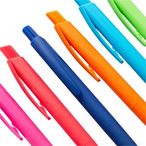 High Quality Persol 1.0mm Promotion <b>Colorful</b> School Stationery Ballpoint <b>Pen</b> Custom Logo Gift <b>Pen</b> Plastic Rubber Coating - Product Image 2