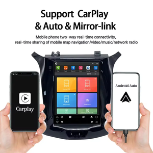 Moda Android 13 10,4 pulgadas estilo de pantalla Vertical coche Gps Radio reproductor de navegación para Chevrolet nuevo Monitor de coche de Cruze2014-2017 - Product Image 3