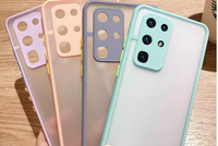 Étui mat antichoc pour objectif de caméra de mode pour Samsung Galaxy S21 S22 S23 Ultra S20 FE S10 S9 S8 Plus Note 20 étui de couverture arrière