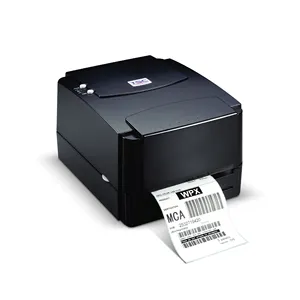 TSC TTP-244 Pro Printer kode batang Desktop Transfer termal Label kode batang