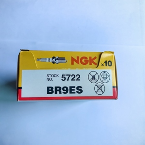 Busi Motor NGK Berkualitas Tinggi untuk Sistem Mesin Otomatis 5722 BR9ES untuk Kawasaki KDX250SR, KDX250/R, KR-1 250CC - Product Image 1