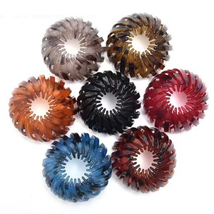 Pince à cheveux chignon élégant élastique pour queue de cheval Pince à cheveux paresseux pour femme - Product Image 3