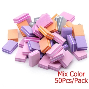 Meilleure vente coloré professionnel Mini ongles Art tampon fichier 100/180 papier de verre manucure conseils soin fichier ponçage polissage accès - Product Image 6
