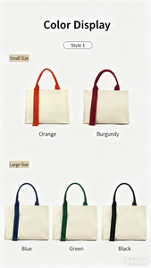 Tùy Chỉnh Cầm Tay Túi Vải Kích Thước Trung Bình Thân Thiện Với Môi Vải Với Tùy Chỉnh Màn Hình Truyền Nhiệt In Ấn Cho Sử Dụng Hàng Ngày Quà Tặng - Product Image 5