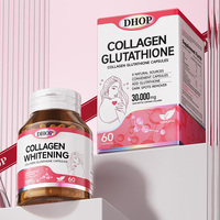 Capsules de beauté multi-collagène et glutathion pour adultes - Mélange 1500mg à partir de 4 sources + HA pour la peau, les cheveux et les ongles