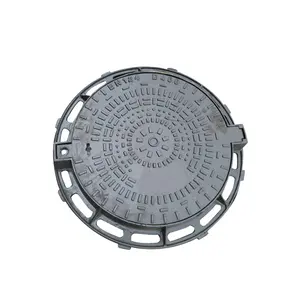 Locking Manhole Covers Locking EN124 D400 Heavy Duty Ductile Iron Standard Manhole Cover Foundry