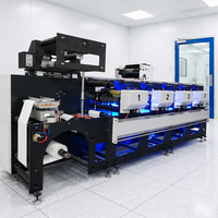Nouvelle imprimante d'étiquettes flexo automatique 8 couleurs en ligne Sunrise SR-350-8 pour sacs en plastique, tubes, avec séchage UV et connectivité réseau, certifiée Energy Star