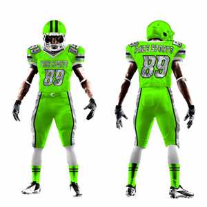 Uniformes de Fútbol Americano Personalizados de Alta Calidad, Conjuntos de Jersey y Pantalones para Jóvenes y Adultos, Manga Corta, Antibacterianos, Ropa Deportiva Premium - Product Image 1