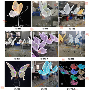 Lámpara de Pie Moderna Romántica con Forma de Mariposa Eléctrica, Diseño Metálico, Novedad en Venta, para Bodas, Cumpleaños y Uso Doméstico - Product Image 6