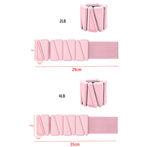 Pesas de Silicona Personalizables para Tobillos y Muñecas, Brazalete Triangular para Entrenamiento Físico y Deportivo con Peso de Hierro - Product Image 2