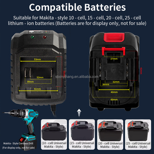 Công cụ điện 21V 2A Lithium <span class=keywords><strong>Battery</strong></span> tường sạc cơ sở Sạc Adapter-Lý tưởng cho Makita công cụ điện người sử dụng - Product Image 2